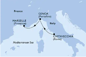 WEST MEDITERRANEAN (MSC ORCHESTRA) 